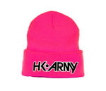 HK Army Typeface Beanie - Pink - New Breed Paintball & Airsoft - HK Army Typeface Beanie - Pink - HK Army