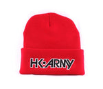 HK Army Typeface Beanie - Red - New Breed Paintball & Airsoft - HK Army Typeface Beanie - Red - HK Army