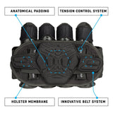 HK Army Zero-G 2.0 5+4+4 Paintball Harness - Black/Grey - Pod Pack - New Breed Paintball & Airsoft - HK Army Zero-G 2.0 5+4+4 Paintball Harness - Black/Grey - Pod Pack - HK Army