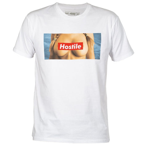 Hostile Juggs - T-Shirt - White - New Breed Paintball & Airsoft - Hostile Juggs - T-Shirt - White - New Breed Paintball & Airsoft - HK Army