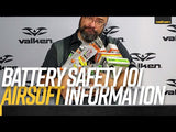 Valken LiPo 11.1v 1450mAh 30/50C Triple Split - Tamiya
