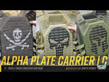 Valken Alpha Plate Carrier Vest - Laser Cut - Black Pirate
