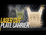 Valken Laser Cut Plate Carrier - Black w/Mag Pouches