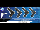 EMG STI / TTI JW3 2011 Combat Master Select Fire Full-Auto Airsoft Pistol
