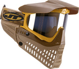 JT Spectra Proflex LE Paintball Mask - Brown - Tan - Gold w/ Prism 2.0 Gold Lens - New Breed Paintball & Airsoft - JT Proflex LE Paintball Mask-Brown-Tan-Gold - New Breed Paintball & Airsoft - JT