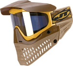 JT Spectra Proflex LE Paintball Mask - Brown - Tan - Gold w/ Prism 2.0 Gold Lens - New Breed Paintball & Airsoft - JT Proflex LE Paintball Mask-Brown-Tan-Gold - New Breed Paintball & Airsoft - JT