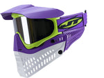 JT Spectra Proflex LE Paintball Mask - Purple - Lime - White w/ Chrome Lens - New Breed Paintball & Airsoft - JT Proflex LE Paintball Mask-Purple-Lime-White - New Breed Paintball & Airsoft - JT