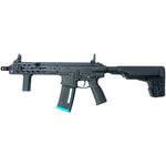 KWA Eve 9 Adjustable FPS AEG2.5 Airsoft Riffle - Black/Teal - New Breed Paintball & Airsoft - KWA Eve 9 Adjustable FPS AEG2.5 Airsoft Riffle - Black/Teal - KWA