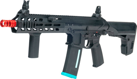 KWA Eve 9 Adjustable FPS AEG2.5 Airsoft Riffle - Black/Teal - New Breed Paintball & Airsoft - KWA Eve 9 Adjustable FPS AEG2.5 Airsoft Riffle - Black/Teal - KWA