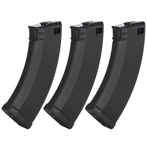 KWA Ronin Tk47 120rd Mid-cap Magazines - 3 pack - Black - New Breed Paintball & Airsoft - KWA Ronin Tk47 120rd Mid-cap Magazines - 3 pack - Black - KWA