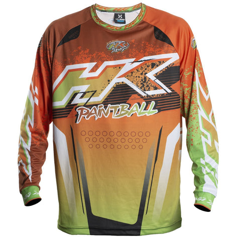 Liquid - Orange/Lime - Retro Jersey - New Breed Paintball & Airsoft - Liquid - Orange/Lime - Retro Jersey - New Breed Paintball & Airsoft - HK Army