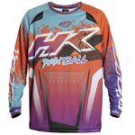 Liquid - Orange/Teal - Retro Jersey - New Breed Paintball & Airsoft - Liquid - Orange/Teal - Retro Jersey - New Breed Paintball & Airsoft - HK Army