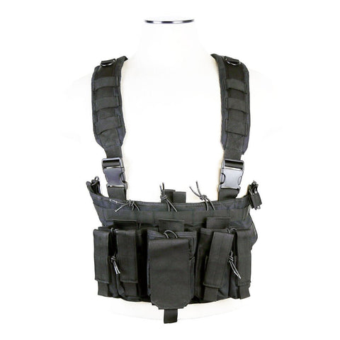 NcSTAR VISM AR & Pistol Magazine Chest Rig - Black - New Breed Paintball & Airsoft - NcSTAR VISM AR & Pistol Magazine Chest Rig - Black - NcSTAR