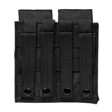 NcSTAR VISM AR15/AK Quad Magazine Pouch - Black - New Breed Paintball & Airsoft - NcSTAR VISM AR15/AK Quad Magazine Pouch - Black - NcSTAR