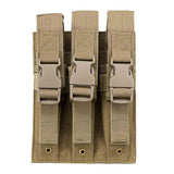 NcSTAR VISM HiCap Triple Magazine Pouch - Tan - New Breed Paintball & Airsoft - NcSTAR VISM HiCap Triple Magazine Pouch - Tan - NcSTAR