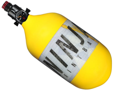 Ninja Lite 68ci 4500psi Compressed Air Tank - Solid Yellow - New Breed Paintball & Airsoft - Ninja Lite 68ci 4500psi Compressed Air Tank - Solid Yellow - Ninja