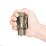Olight Baldr RL - Rail Mounted Laser Flashlight - Desert Tan - New Breed Paintball & Airsoft - Olight Baldr RL - Rail Mounted Laser Flashlight - Desert Tan - Olight
