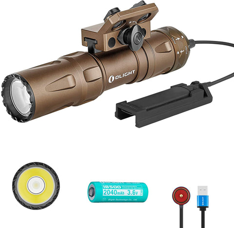 Olight Odin Mini 1250 Lumens - Tan - New Breed Paintball & Airsoft - Olight Odin Mini 1250 Lumens - Tan - Olight