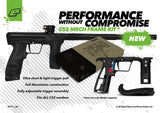 Planet Eclipse CS2/CS2 Pro Mechanical Frame Kit - Black - New Breed Paintball & Airsoft - Planet Eclipse CS2/CS2 Pro Mechanical Frame Kit - Black - Planet Eclipse