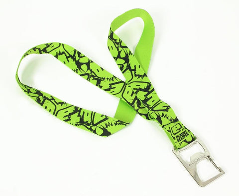 Planet Eclipse Fighter Bottle Opener Lanyard - Green/Black - New Breed Paintball & Airsoft - Planet Eclipse Fighter Bottle Opener Lanyard - Green/Black - Planet Eclipse