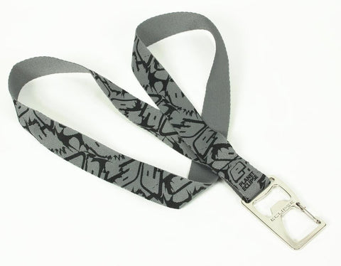 Planet Eclipse Fighter Bottle Opener Lanyard - Grey/Black - New Breed Paintball & Airsoft - Planet Eclipse Fighter Bottle Opener Lanyard - Grey/Black - Planet Eclipse