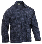 Rothco BDU Shirt - Midnight Digital Camo - New Breed Paintball & Airsoft - Rothco BDU Shirt - Midnight Digital Camo - New Breed Paintball & Airsoft