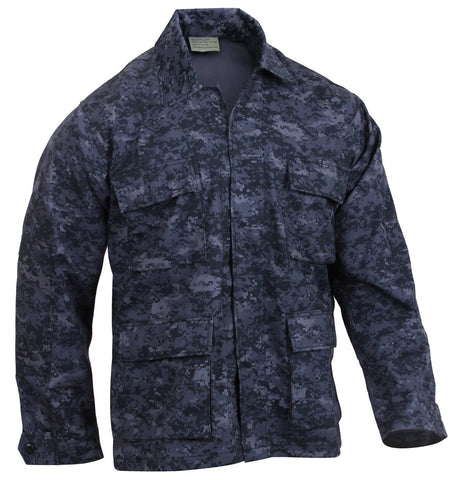 Rothco BDU Shirt - Midnight Digital Camo - New Breed Paintball & Airsoft - Rothco BDU Shirt - Midnight Digital Camo - New Breed Paintball & Airsoft