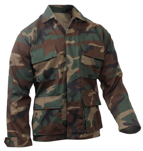 Rothco BDU Shirt - Woodland Camo - New Breed Paintball & Airsoft - Rothco BDU Shirt - Woodland Camo - New Breed Paintball & Airsoft