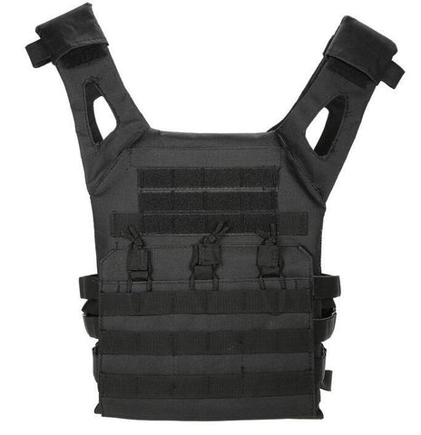 Rothco Fast Tactical Plate Carrier w/ Pouches - Black - New Breed Paintball & Airsoft - Rothco Fast Tactical Plate Carrier w/ Pouches - Black - Rothco