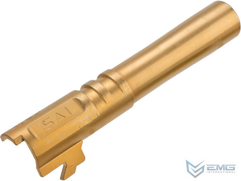 Salient Arms International Metal Outer Barrel for Hi-Capa 4.3 Gas Pistols - Gold - New Breed Paintball & Airsoft - Salient Arms International Metal Outer Barrel for Hi-Capa 4.3 Gas Pistols - Gold - EMG