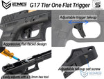 Salient Arms International Tier One Flat Trigger for Elite Force GLOCK GBB Pistols - New Breed Paintball & Airsoft - Salient Arms International Tier One Flat Trigger for Elite Force GLOCK GBB Pistols - EMG