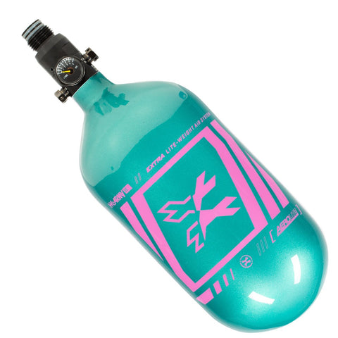 HK Army Extra Lite Carbon Fiber 80/4500 Tank - Slash - Metallic Turquoise/Pink