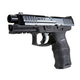 T4E HK VP9 .43 Cal Blowback Paintball Pistol - Black Left Side Slide Open - New Breed Paintball & Airsoft - $209.99