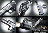 Tokyo Marui Hi-Capa 4.3 Dual Stainless Gas Blowback Airsoft Pistol - New Breed Paintball & Airsoft - Tokyo Marui Hi-Capa 4.3 Dual Stainless Gas Blowback Airsoft Pistol - Tokyo Marui