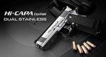 Tokyo Marui Hi-Capa 4.3 Dual Stainless Gas Blowback Airsoft Pistol - New Breed Paintball & Airsoft - Tokyo Marui Hi-Capa 4.3 Dual Stainless Gas Blowback Airsoft Pistol - Tokyo Marui