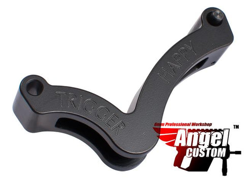 "Happy Trigger" CNC Aluminum M4 / M16 AEG Trigger Guard Left side by Angel Custom - New Breed Paintball & Airsoft - $33.99