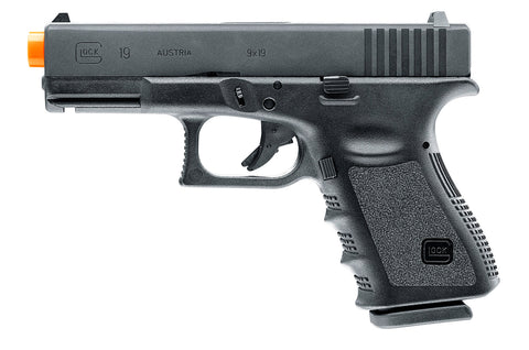 Umarex Glock G19 Gen 3 GBB Airsoft Pistol - Black Left Side - New Breed Paintball & Airsoft - $174.99