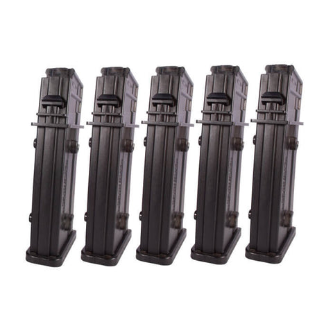 Umarex HK G36 140 Round Airsoft Magazine - Black - 5 Pack - New Breed Paintball & Airsoft - Umarex HK G36 140 Round Airsoft Magazine - Black - 5 Pack - Umarex