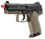 Umarex HK USP GBB Compact - Black / DEB - New Breed Paintball & Airsoft - Umarex HK USP GBB Compact - Black / DEB - Umarex