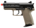 Umarex HK USP GBB Compact - Black / DEB - New Breed Paintball & Airsoft - Umarex HK USP GBB Compact - Black / DEB - Umarex