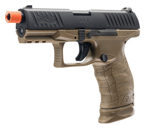 Umarex Walther PPQ MOD 2 - TAC SD - Black / DEB Tan - New Breed Paintball & Airsoft - Umarex Walther PPQ MOD 2 - TAC SD - Black / DEB Tan - Umarex