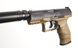 Umarex Walther PPQ Spring Airsoft Pistol Kit - Tan/Black (DEB) - New Breed Paintball & Airsoft - Umarex Walther PPQ Spring Airsoft Pistol Kit - Tan/Black (DEB) - Umarex