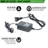 Valken 8.4V-9.6V NiMH Smart Battery Charger (USA) - New Breed Paintball & Airsoft - Valken 8.4V-9.6V NiMH Smart Battery Charger (USA) - Valken