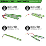 Valken 8.4V-9.6V NiMH Smart Battery Charger (USA) - New Breed Paintball & Airsoft - Valken 8.4V-9.6V NiMH Smart Battery Charger (USA) - Valken