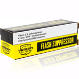 Valken Airsoft Flash Suppressor 14mm CCW - Black - New Breed Paintball & Airsoft - Valken Airsoft Flash Suppressor 14mm CCW - Black - Valken