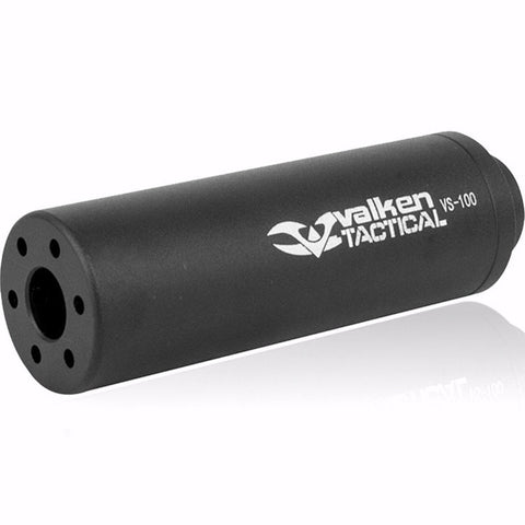 Valken Airsoft Flash Suppressor 14mm CCW - Black - New Breed Paintball & Airsoft - Valken Airsoft Flash Suppressor 14mm CCW - Black - Valken