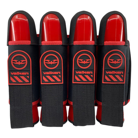 Valken Alpha 4 Pod Pack - Black/Red - New Breed Paintball & Airsoft - Valken Alpha 4 Pod Pack - Black/Red - Valken