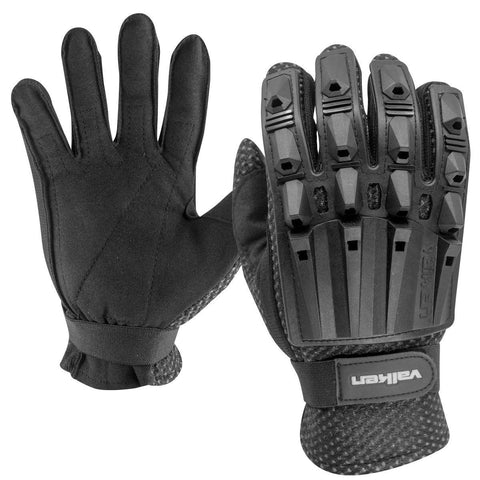 Valken Alpha Full Finger Gloves - Black - New Breed Paintball & Airsoft - Valken Alpha Full Finger Gloves - Black - Valken