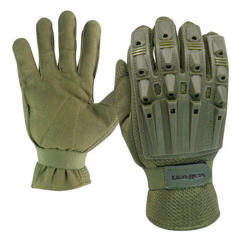 Valken Alpha Full Finger Gloves - Olive Drab - New Breed Paintball & Airsoft - Valken Alpha Full Finger Gloves - Olive Drab - Valken