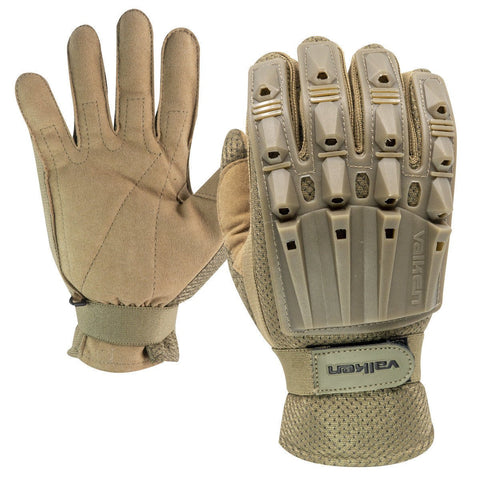 Valken Alpha Full Finger Gloves - Tan - New Breed Paintball & Airsoft - Valken Alpha Full Finger Gloves - Tan - Valken